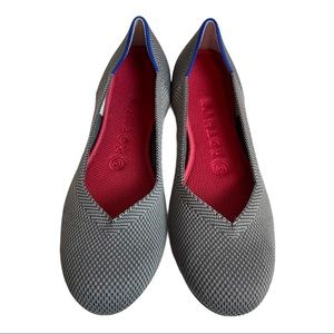Rothy’s The Flat Rounded Toe Charcoal Gray Shoes